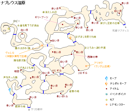 �i�u���E�X�����̒n�}