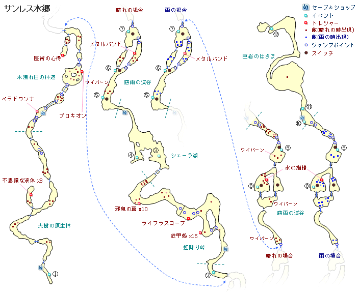 FF13�̑�U�͂̃T�����X�����̒n�}