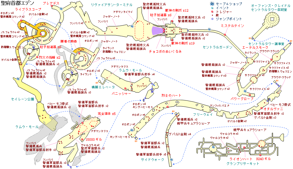 FF13�̑�P�Q�͂̐��{��s�G�f���̒n�}