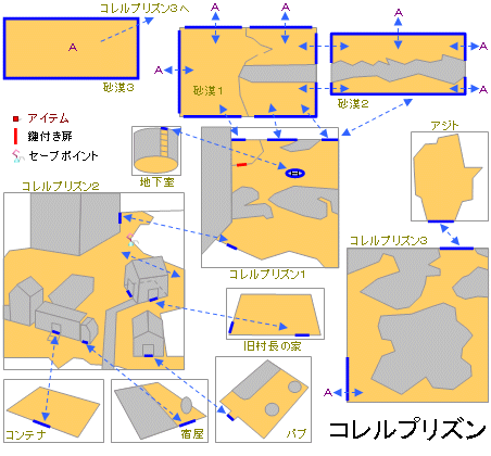 �R�����v���Y���̒n�}