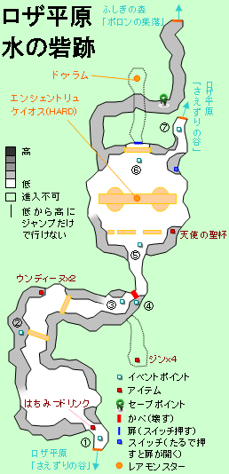 �y��Q�́@�X�̎�z�@���U�����u���̍ԐՁv�̒n�}