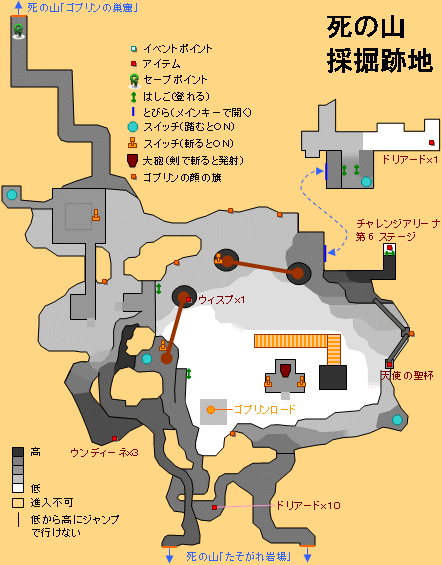 ���̎R�u�̌@�Ւn�v�̒n�}